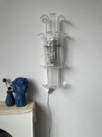 Aveline Glass Wall Sconce Glass lighting by Bling Lighting Studio