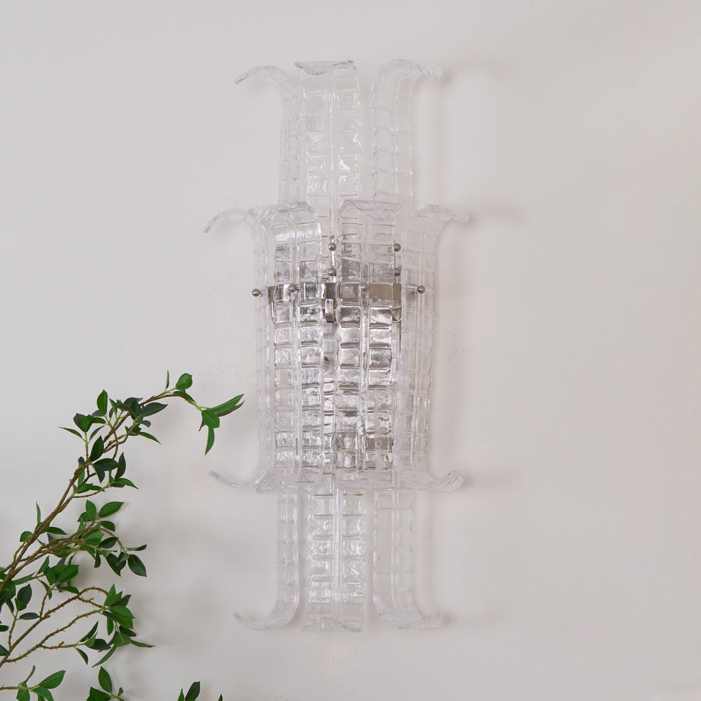 Aveline Glass Wall Sconce Glass lighting by Bling Lighting Studio