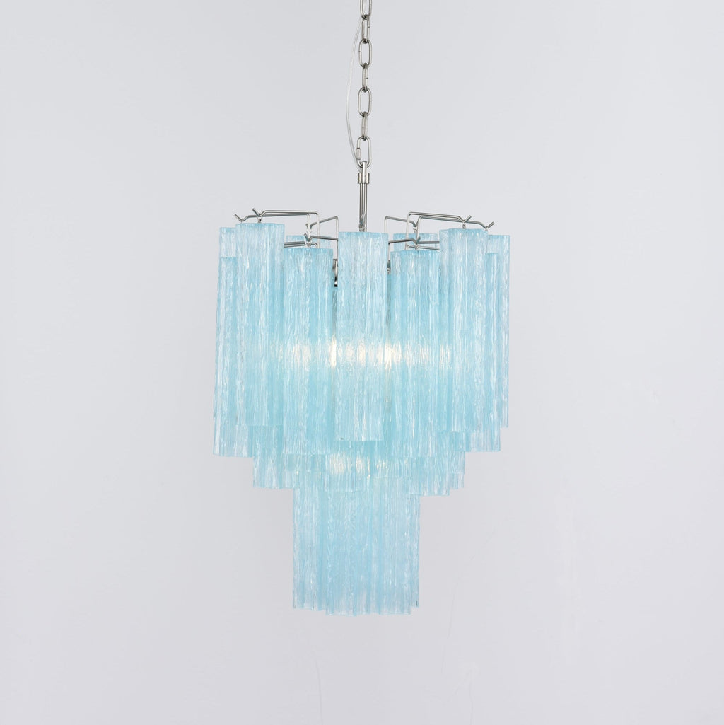 Azzura Glass Chandelier Glass lighting by Bling Lighting Studio