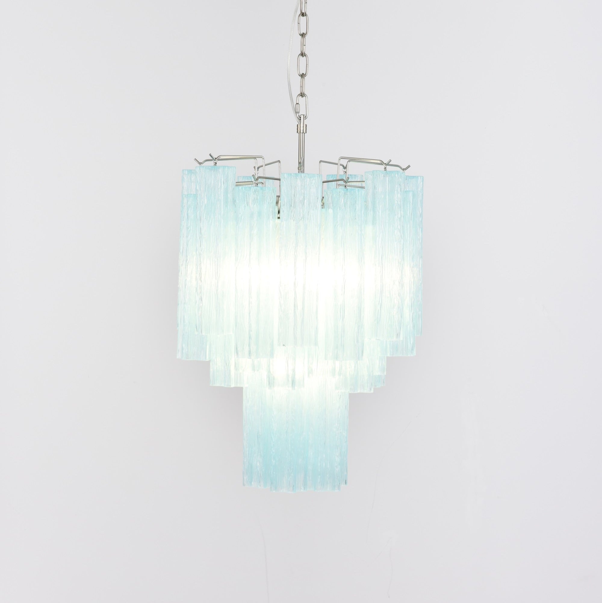 Azzura Glass Chandelier Glass lighting by Bling Lighting Studio
