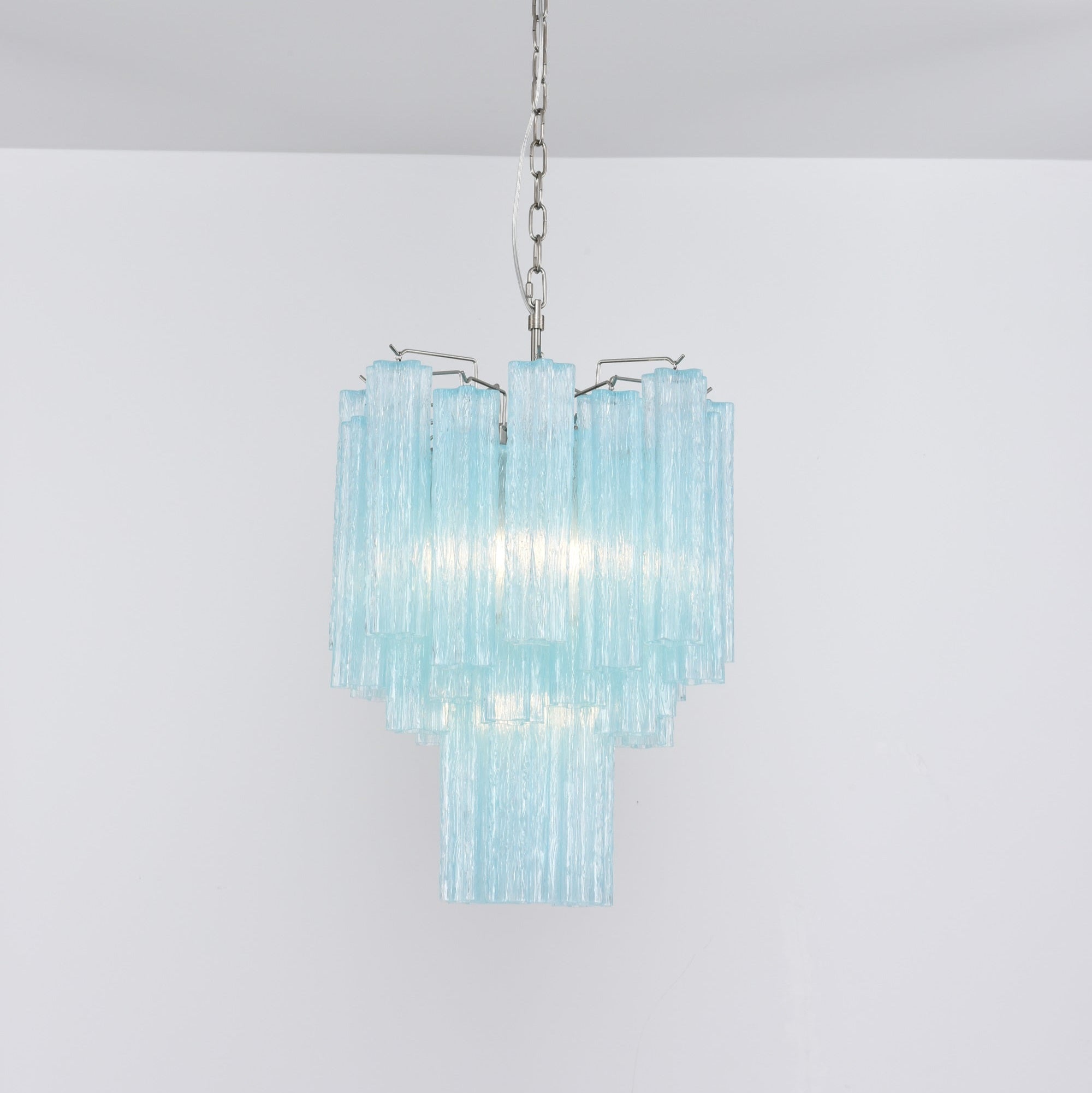 Azzura Glass Chandelier Glass lighting by Bling Lighting Studio