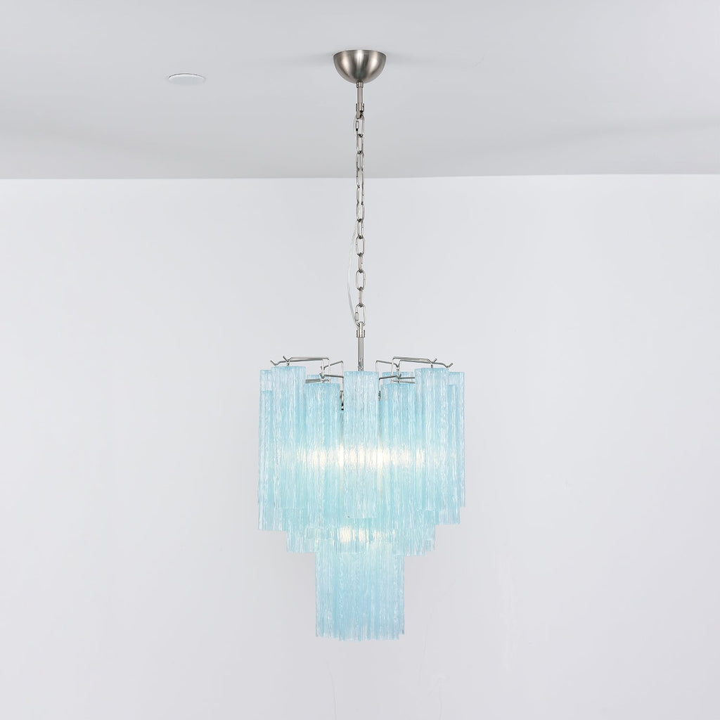 Azzura Glass Chandelier Glass lighting by Bling Lighting Studio
