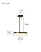 Unique Lustre Solid Marble Dome Ceiling Anvers Pendant Light Fixtures for Living room