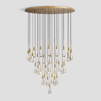 Soltaire Round Chandelier 17'' 24'' 36'' 40'' 58''D product image