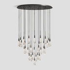 Soltaire Round Chandelier 17'' 24'' 36'' 40'' 58''D product image