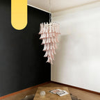 Petals Spiral Murano Pink Chandelier product image