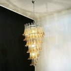 Petals Spiral Murano Transparent Chandelier product image