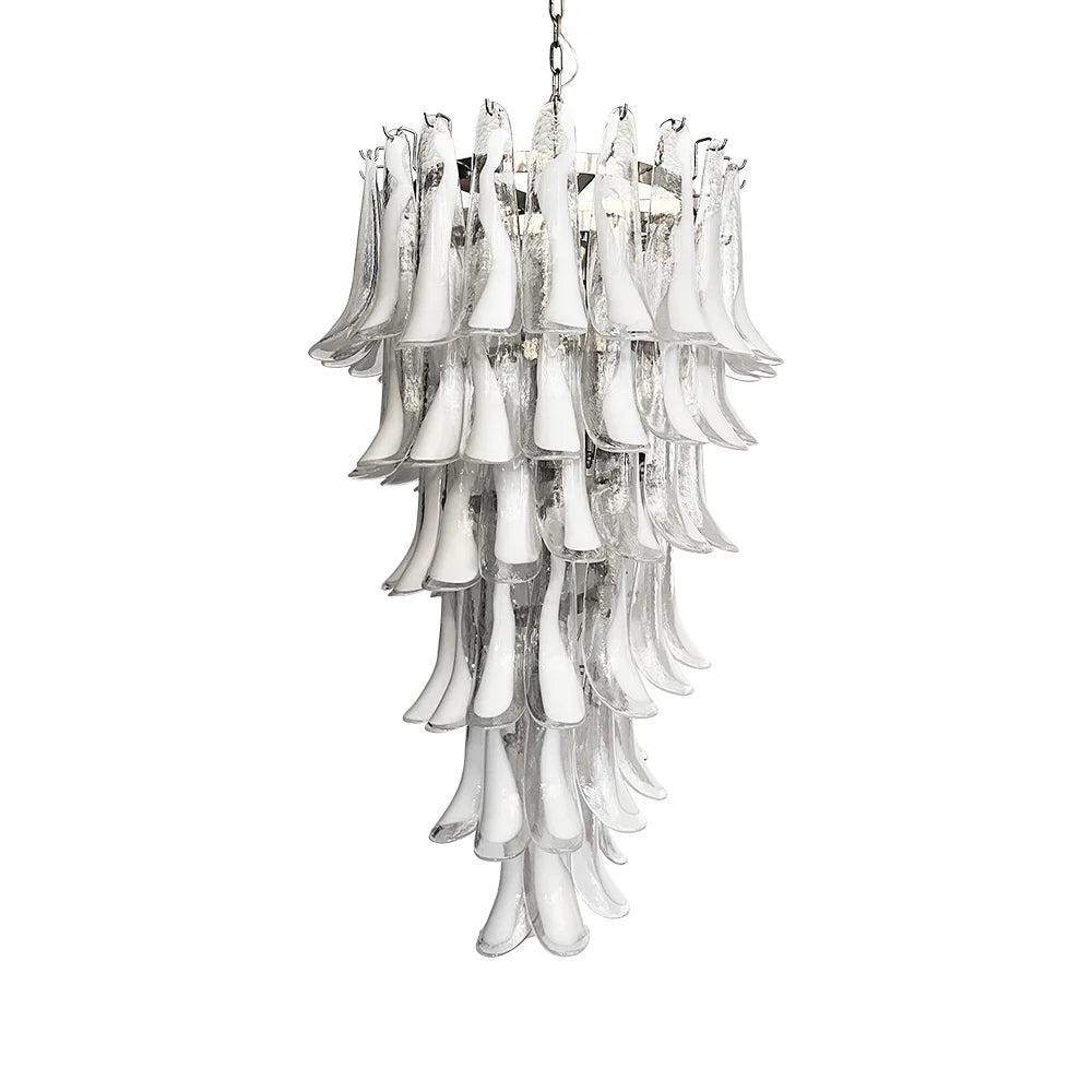 Petals Spiral Murano Transparent Chandelier product image