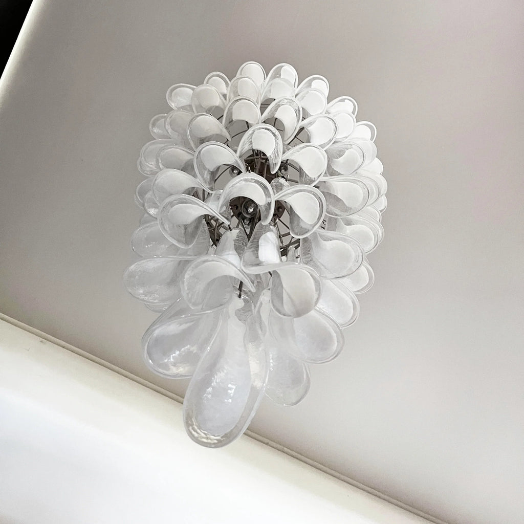 Petals Spiral Murano Transparent Chandelier product image