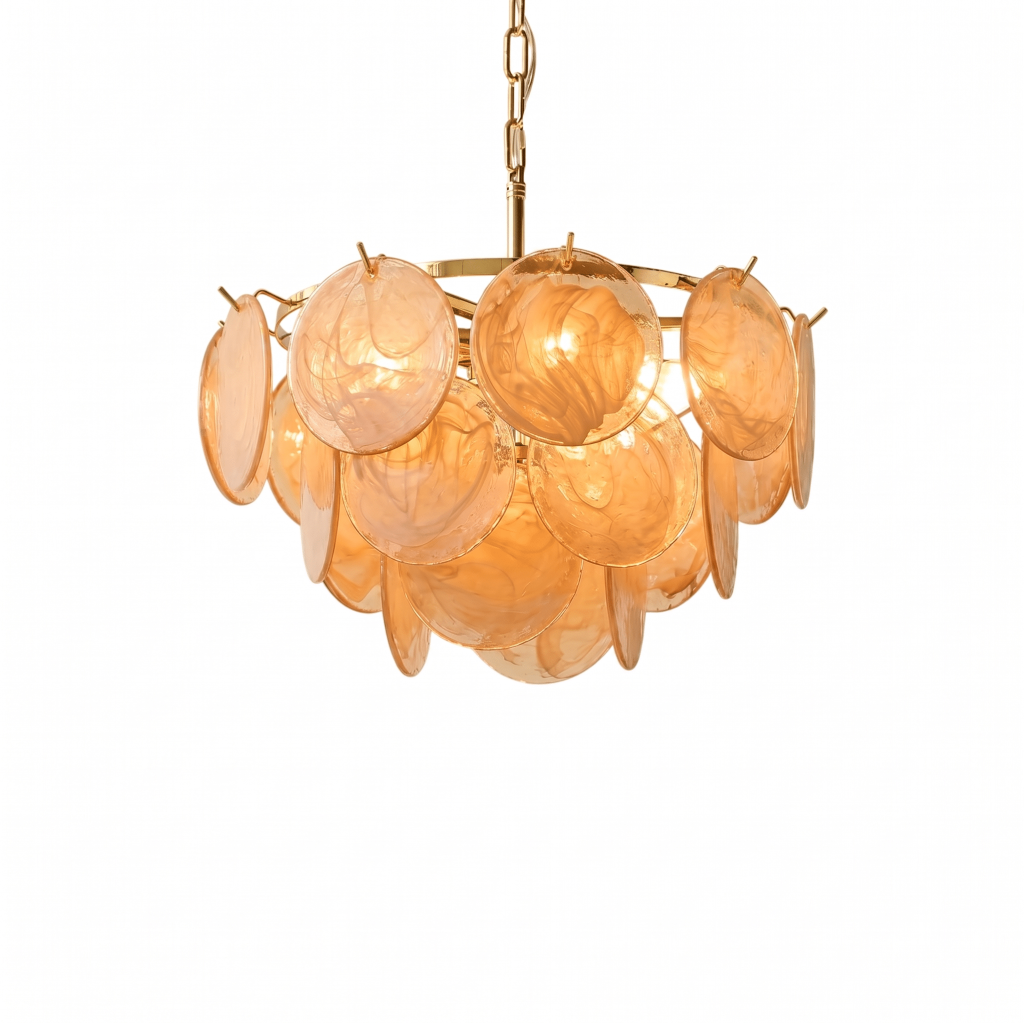 Bettina Glass Chandelier Glass lighting by Bling Lighting Studio