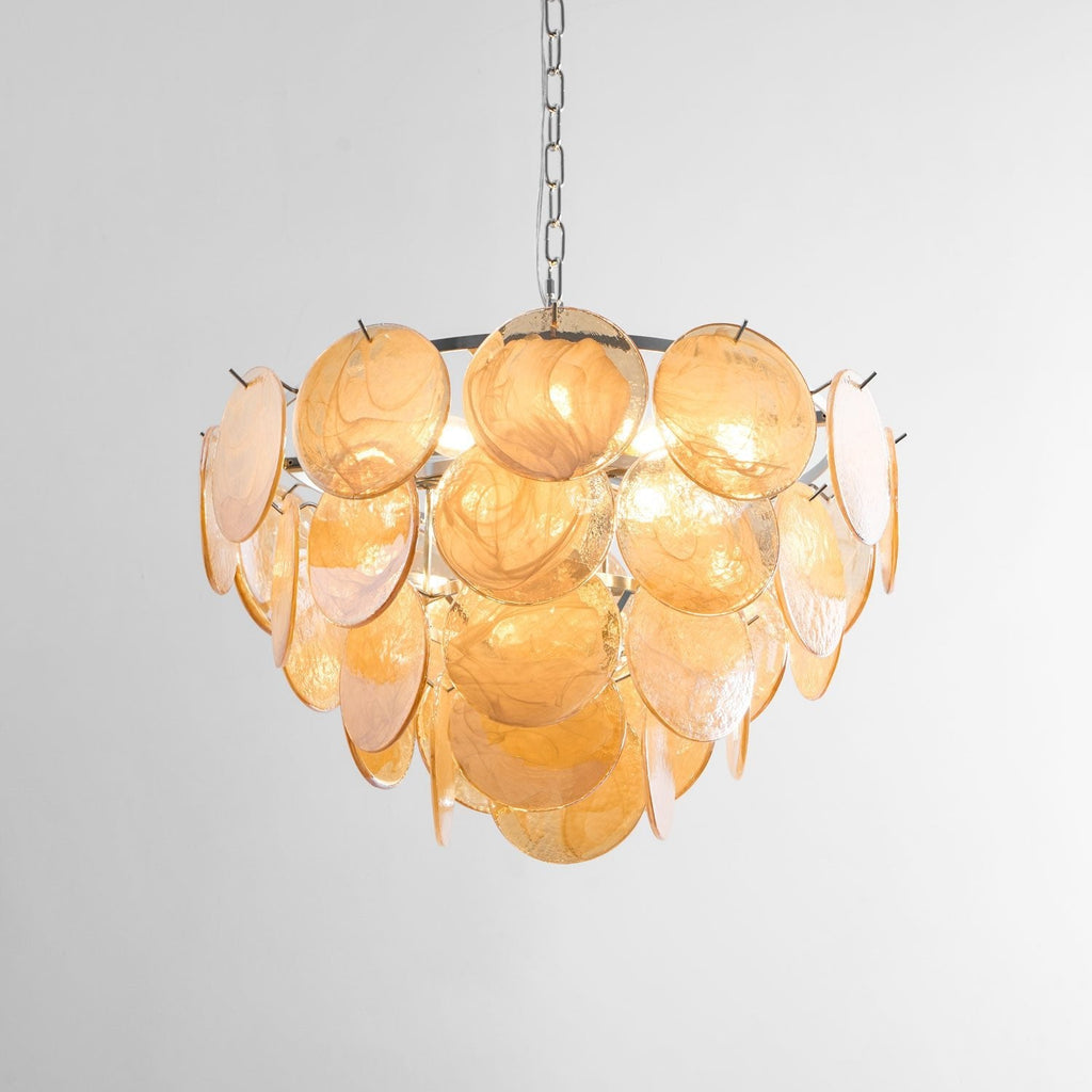 Bettina Glass Chandelier Glass lighting by Bling Lighting Studio