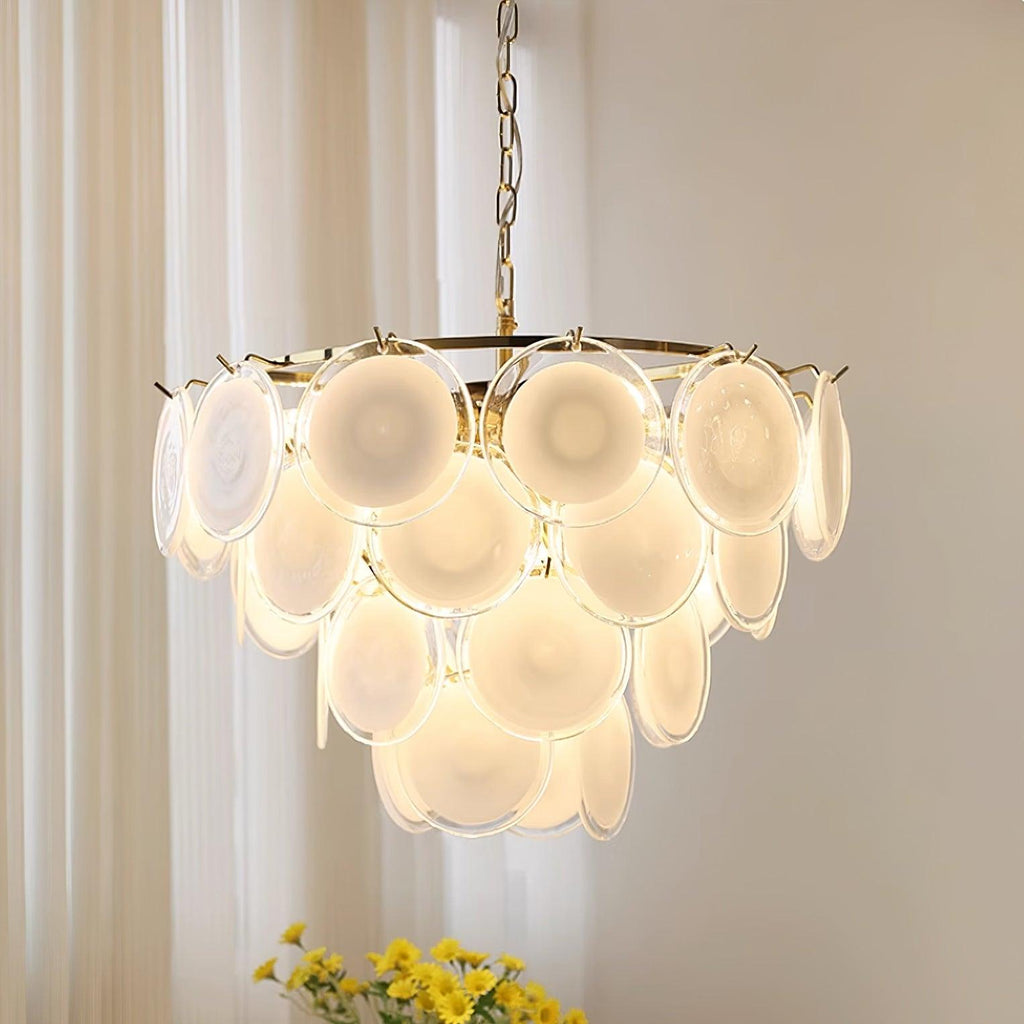 Bettina Glass Chandelier Glass lighting by Bling Lighting Studio
