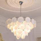 Bettina Glass Chandelier Glass lighting by Bling Lighting Studio