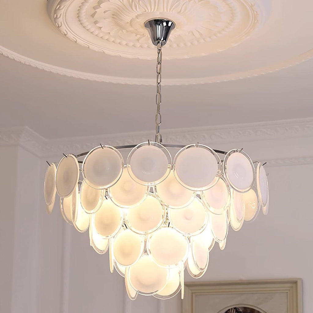 Bettina Glass Chandelier Glass lighting by Bling Lighting Studio