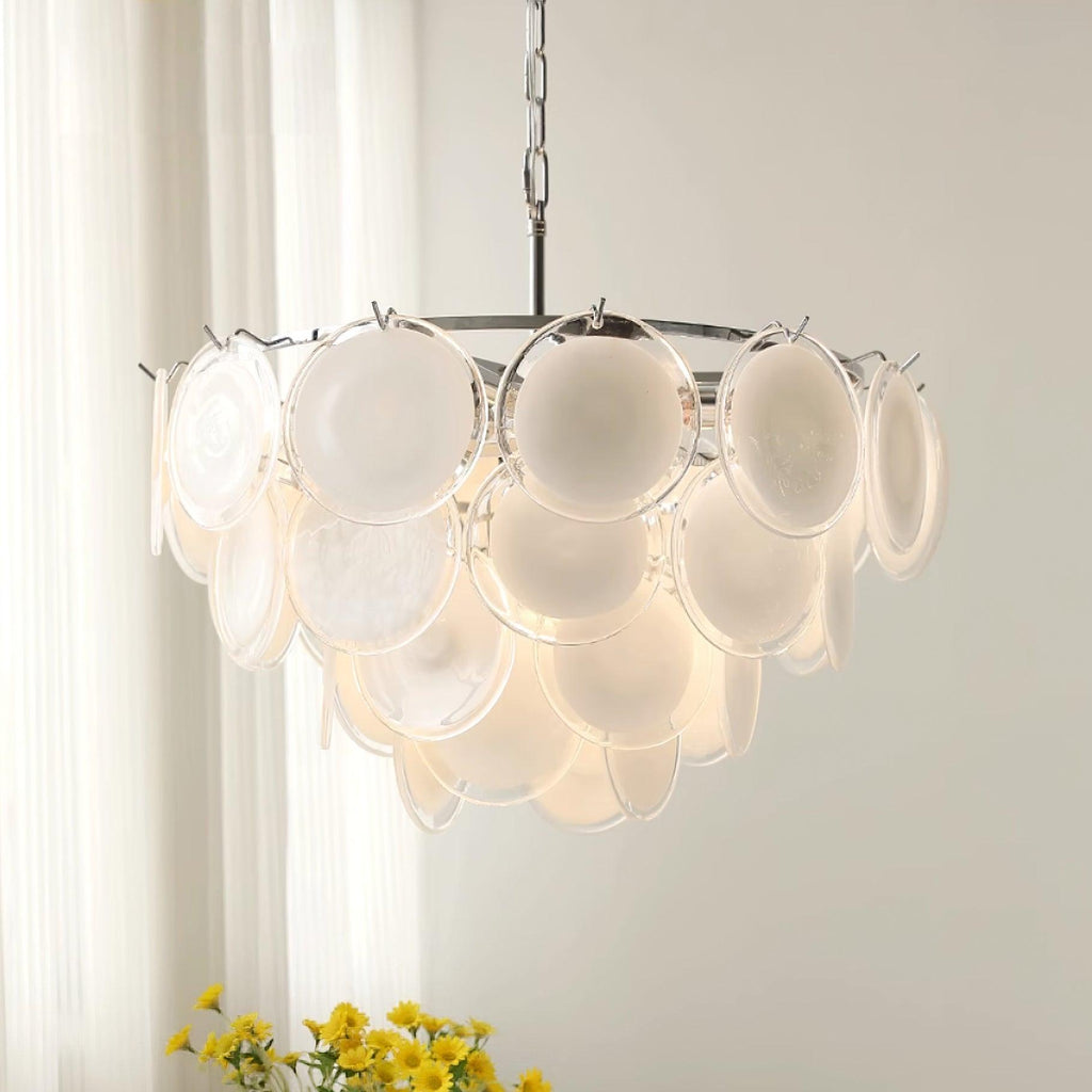 Bettina Glass Chandelier Glass lighting by Bling Lighting Studio