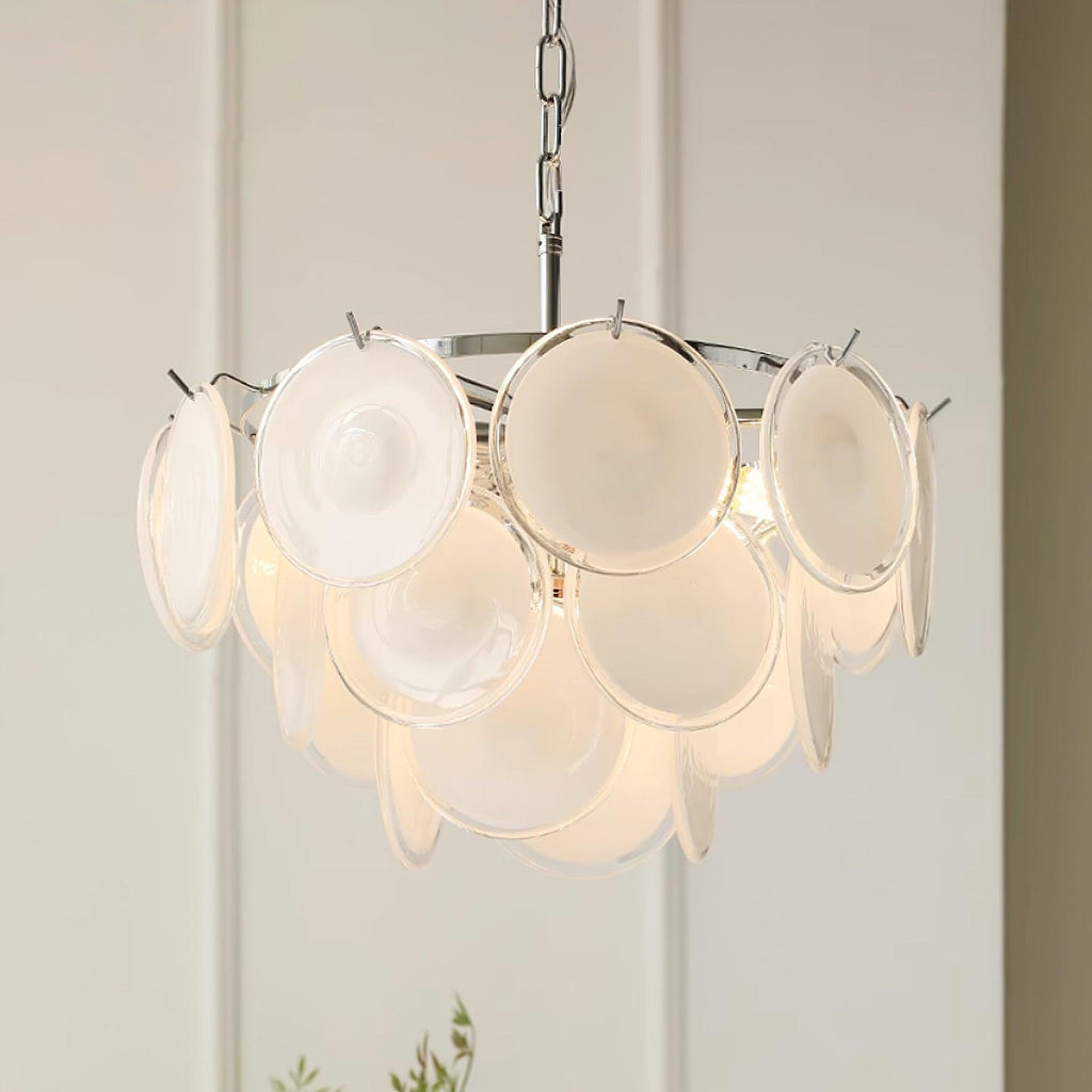 Bettina Glass Chandelier Glass lighting by Bling Lighting Studio