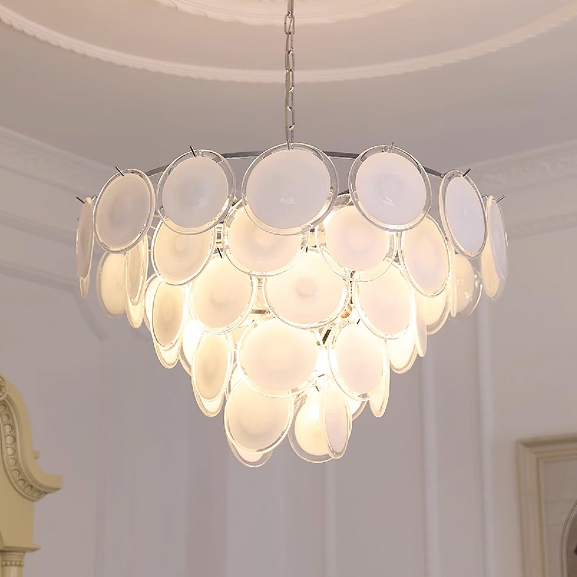 Bettina Glass Chandelier Glass lighting by Bling Lighting Studio