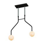 Peaks Alabaster Vanity Pendant by Bling Lighting Studio