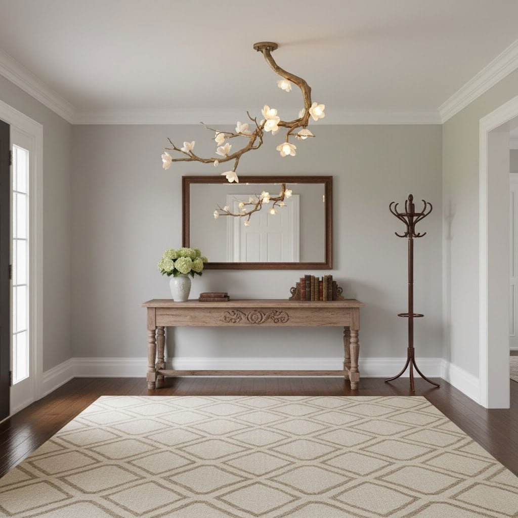 Luxury Brass Flower Branch Chandelier product image