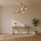 Luxury Brass Flower Branch Chandelier product image