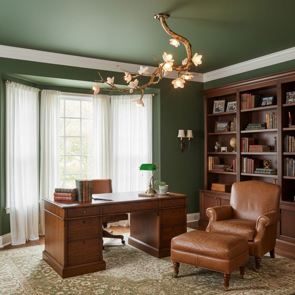 Luxury Brass Flower Branch Chandelier product image