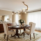 Luxury Brass Flower Branch Chandelier product image