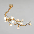 Luxury Brass Flower Branch Chandelier product image