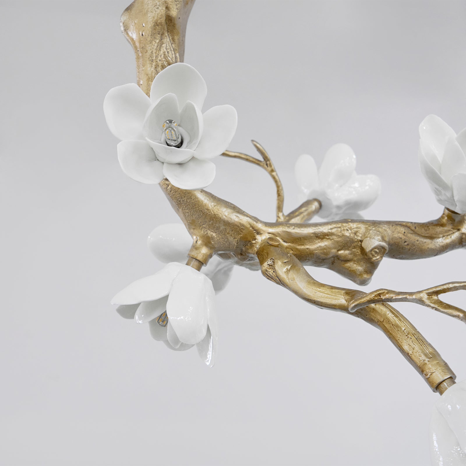 Luxury Brass Flower Branch Chandelier product image