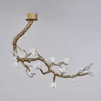 Luxury Brass Flower Branch Chandelier product image