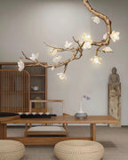 Luxury Brass Flower Branch Chandelier product image