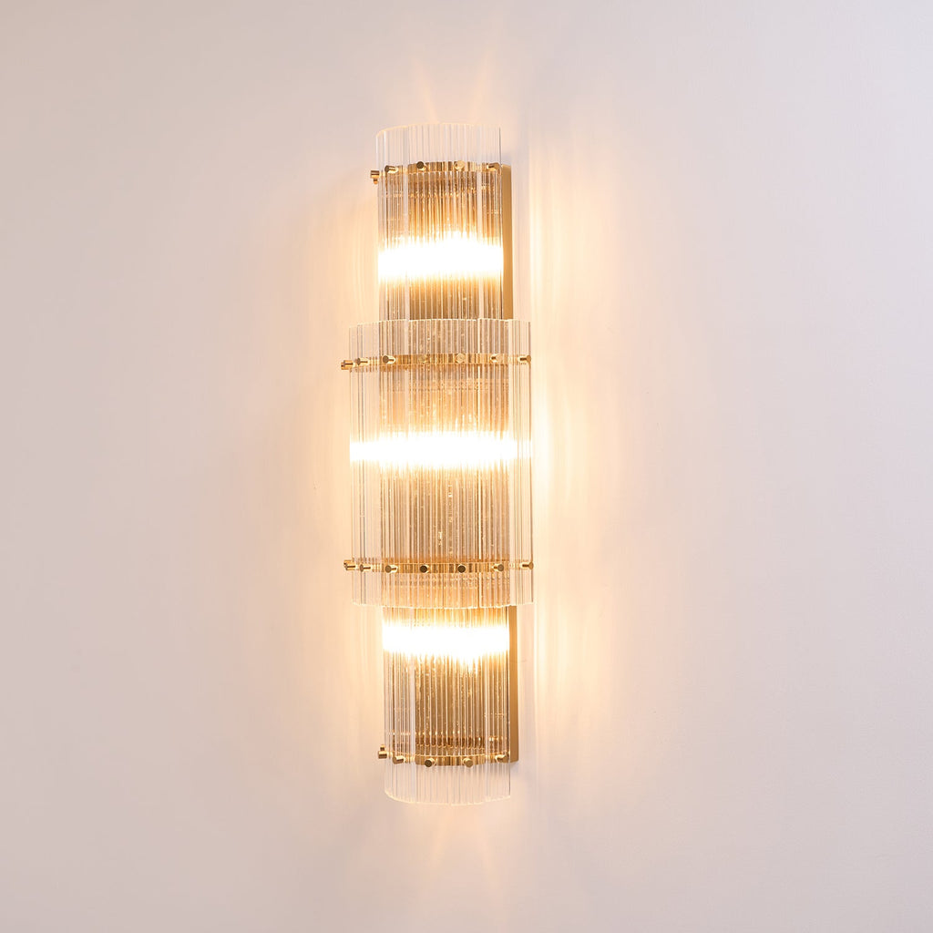 Bravura Radiance Wall Light Glass lighting by Bling Lighting Studio