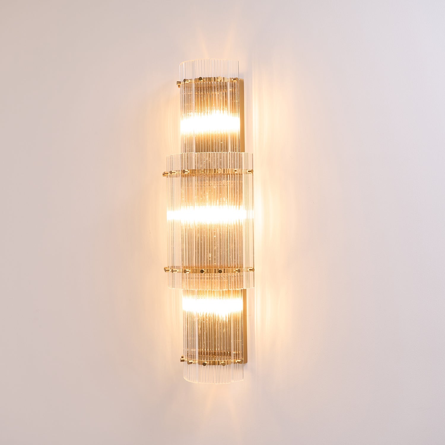 Bravura Radiance Wall Light Glass lighting by Bling Lighting Studio