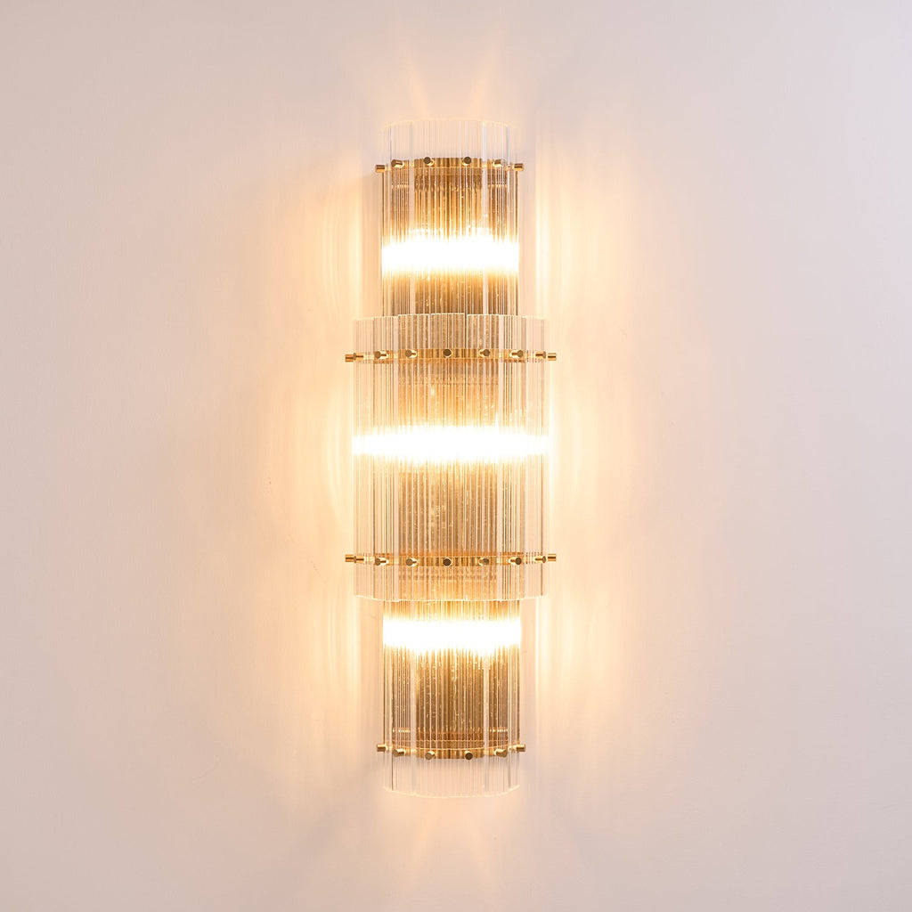 Bravura Radiance Wall Light Glass lighting by Bling Lighting Studio