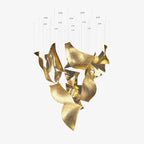 Modern Thawflux Chandelier by Bling Lighting Studio