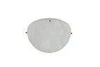 Large 'Moon 4' Alabaster Wall or Ceiling Lamp Flush Mount by Bling Lighting Studio