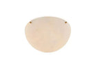 Large 'Moon 4' Alabaster Wall or Ceiling Lamp Flush Mount by Bling Lighting Studio