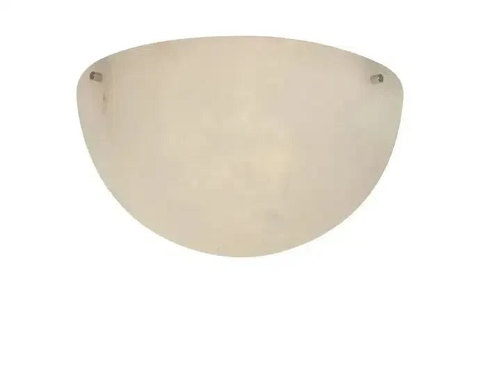 Large 'Moon 4' Alabaster Wall or Ceiling Lamp Flush Mount by Bling Lighting Studio