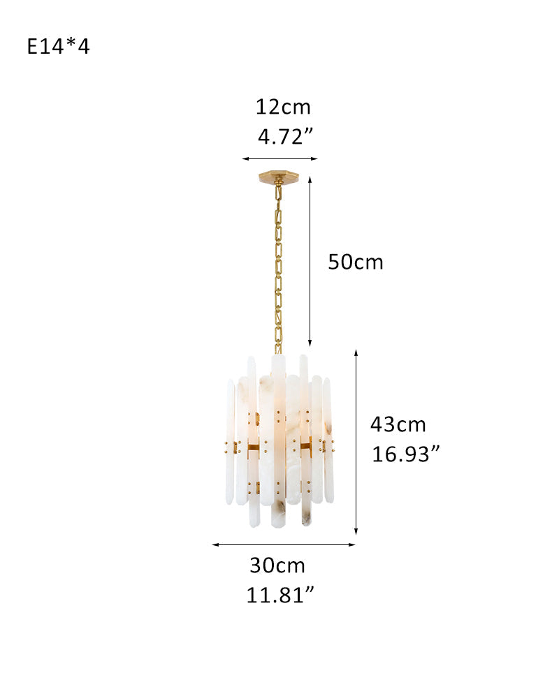 Large Alabaster Rectangular Chandelier Wide 40“ 45” with Chrome Frame for dining room