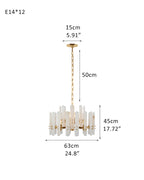 Large Alabaster Rectangular Chandelier Wide 40“ 45” with Chrome Frame for dining room