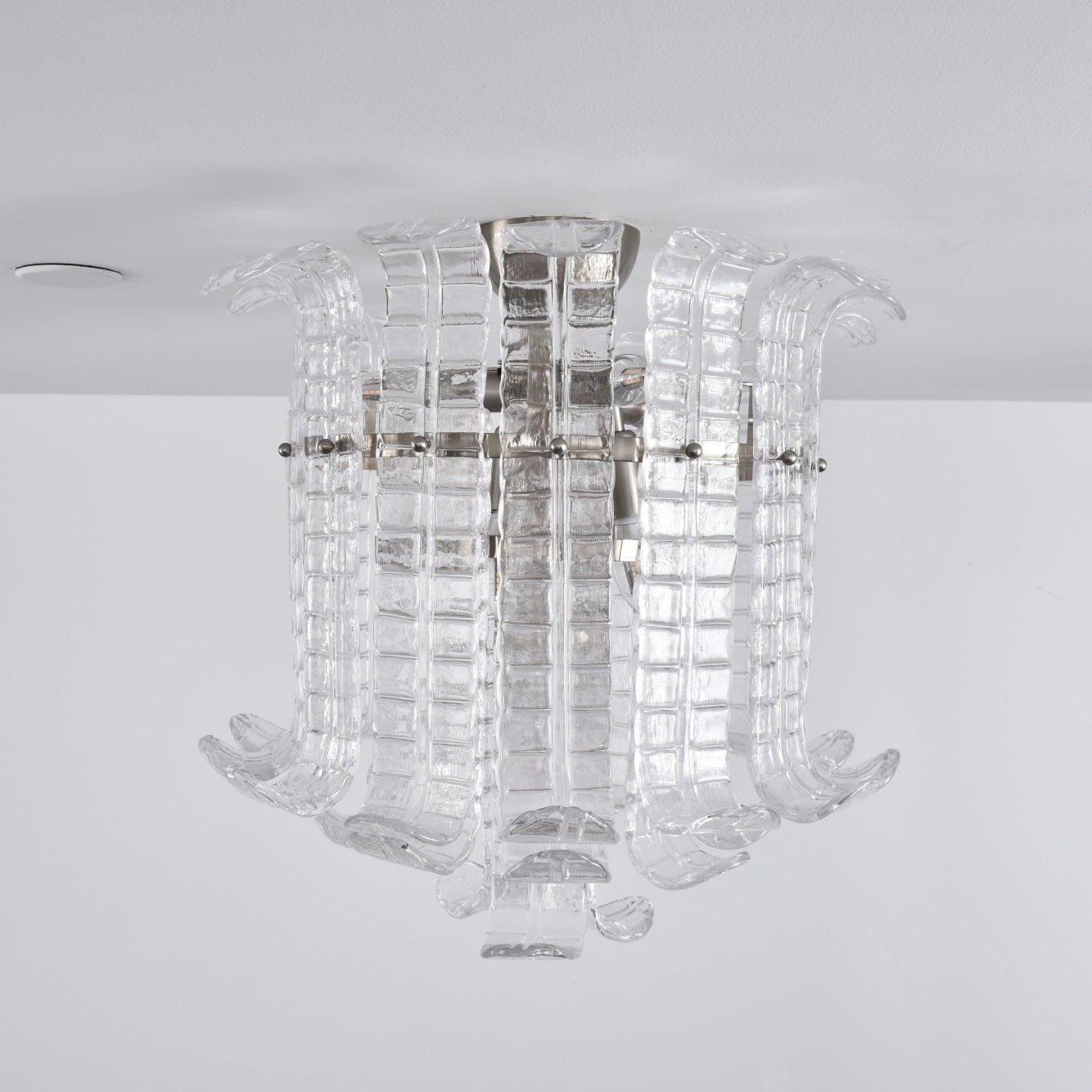 Calista Glass Ceiling Lamp Glass lighting by Bling Lighting Studio