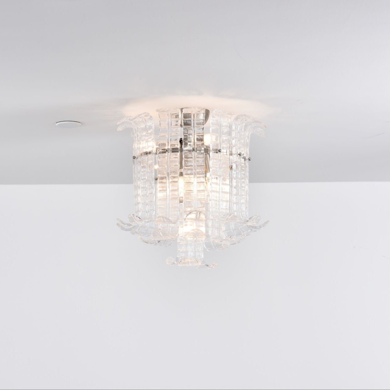 Calista Glass Ceiling Lamp Glass lighting by Bling Lighting Studio