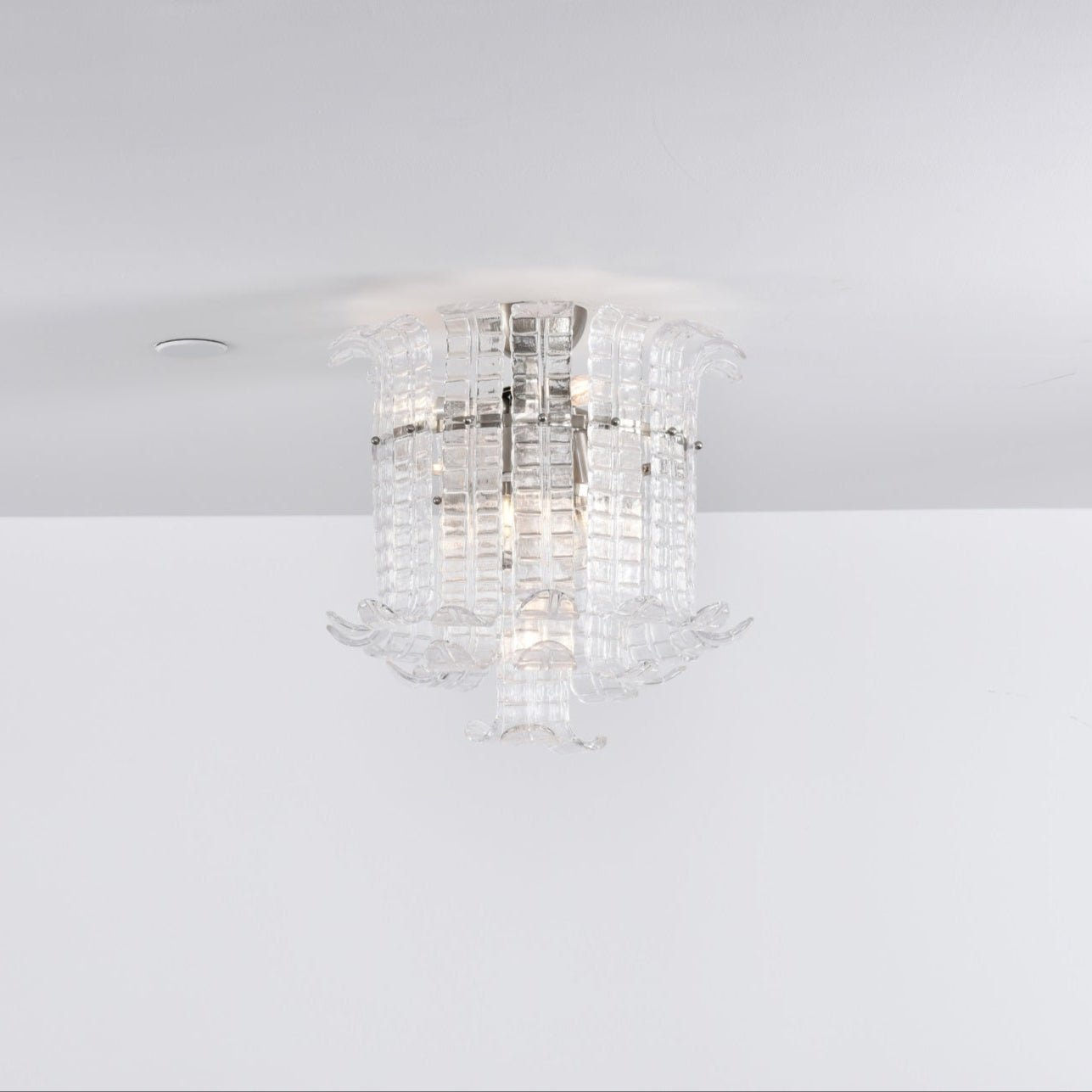 Calista Glass Ceiling Lamp Glass lighting by Bling Lighting Studio