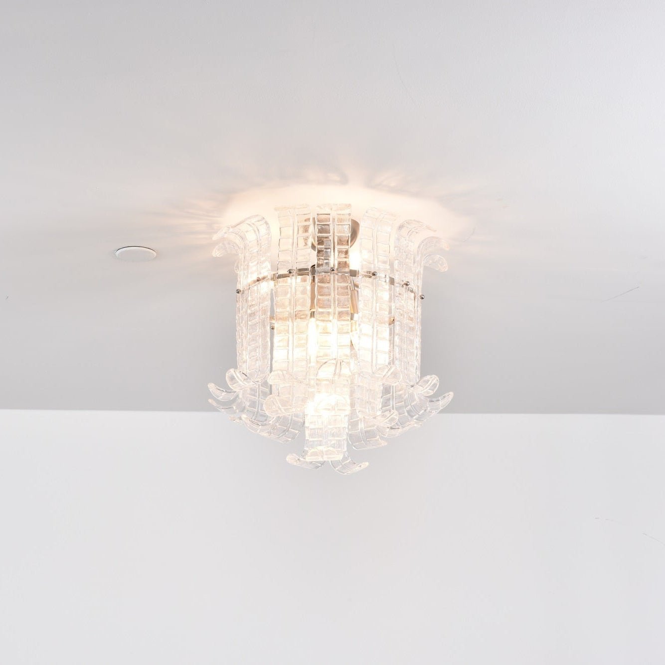 Calista Glass Ceiling Lamp Glass lighting by Bling Lighting Studio