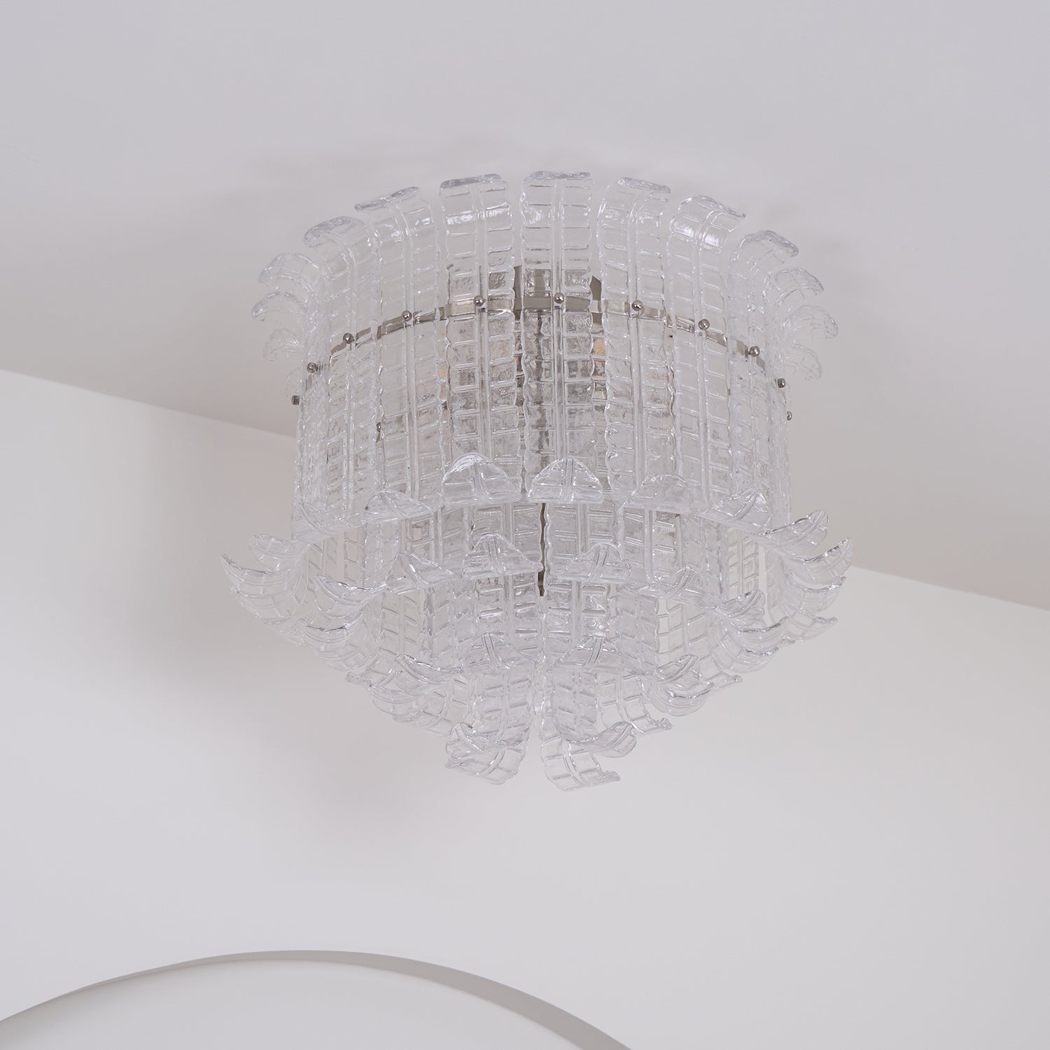 Calista Glass Ceiling Lamp Glass lighting by Bling Lighting Studio