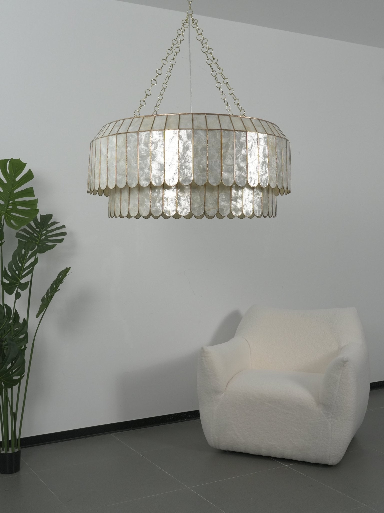 Capiz Shell Aurelia Chandelier