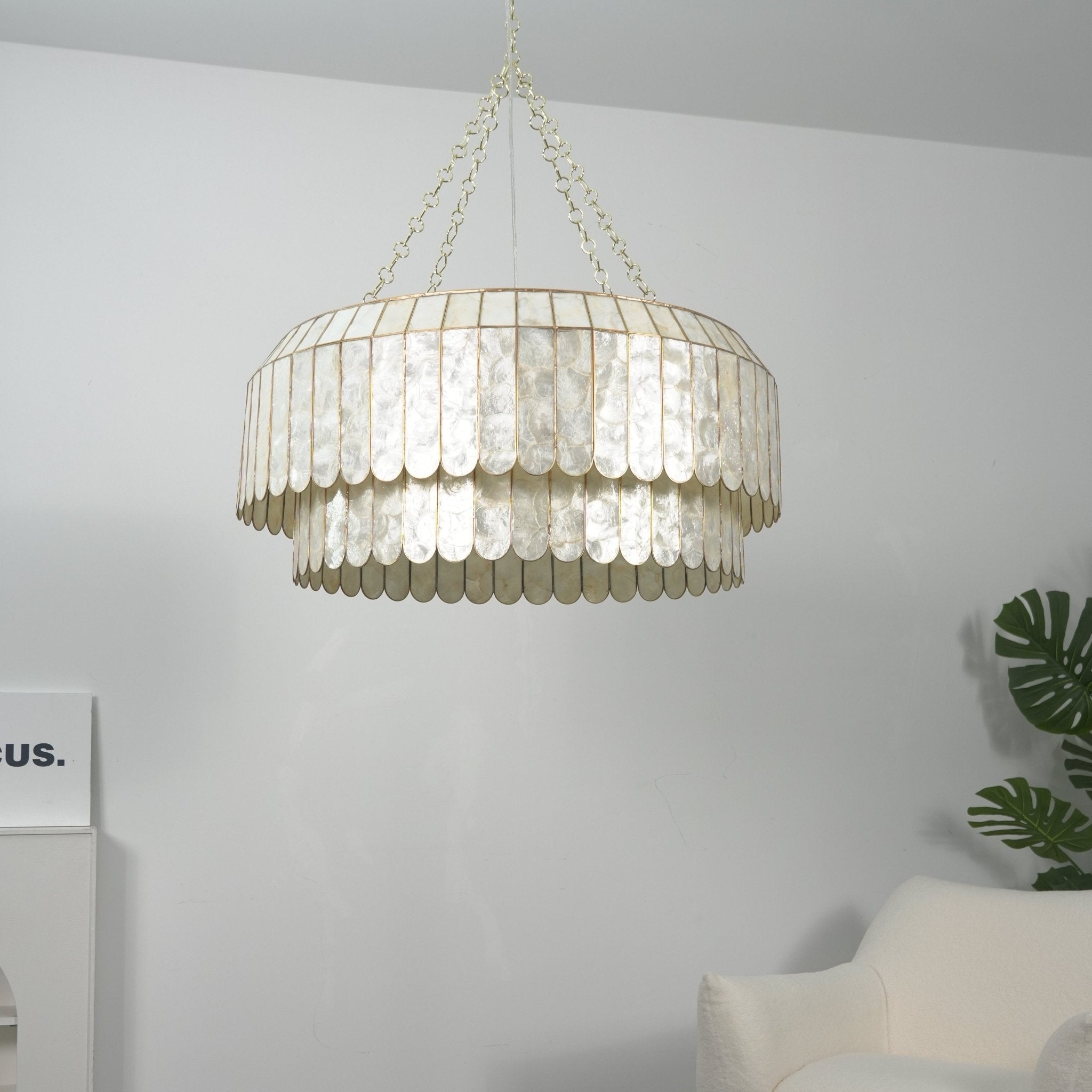 Capiz Shell Aurelia Chandelier