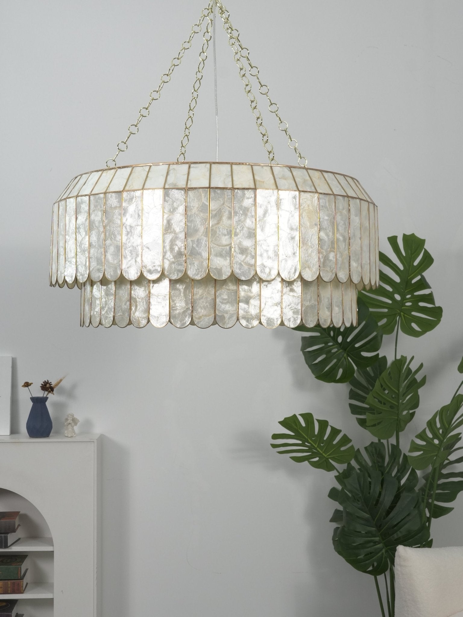 Capiz Shell Aurelia Chandelier