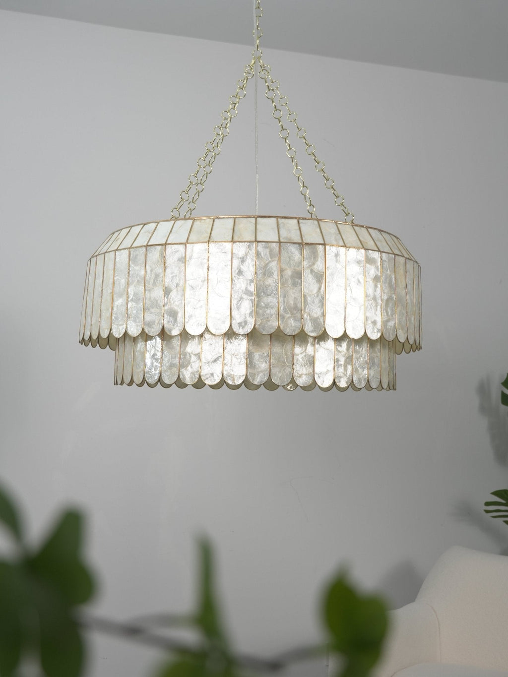 Capiz Shell Aurelia Chandelier