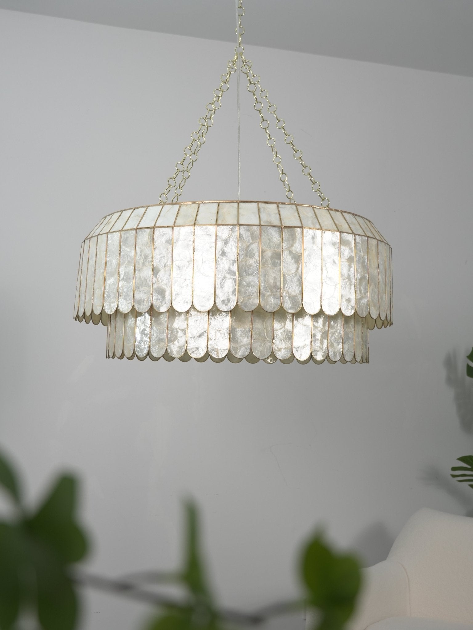 Capiz Shell Aurelia Chandelier