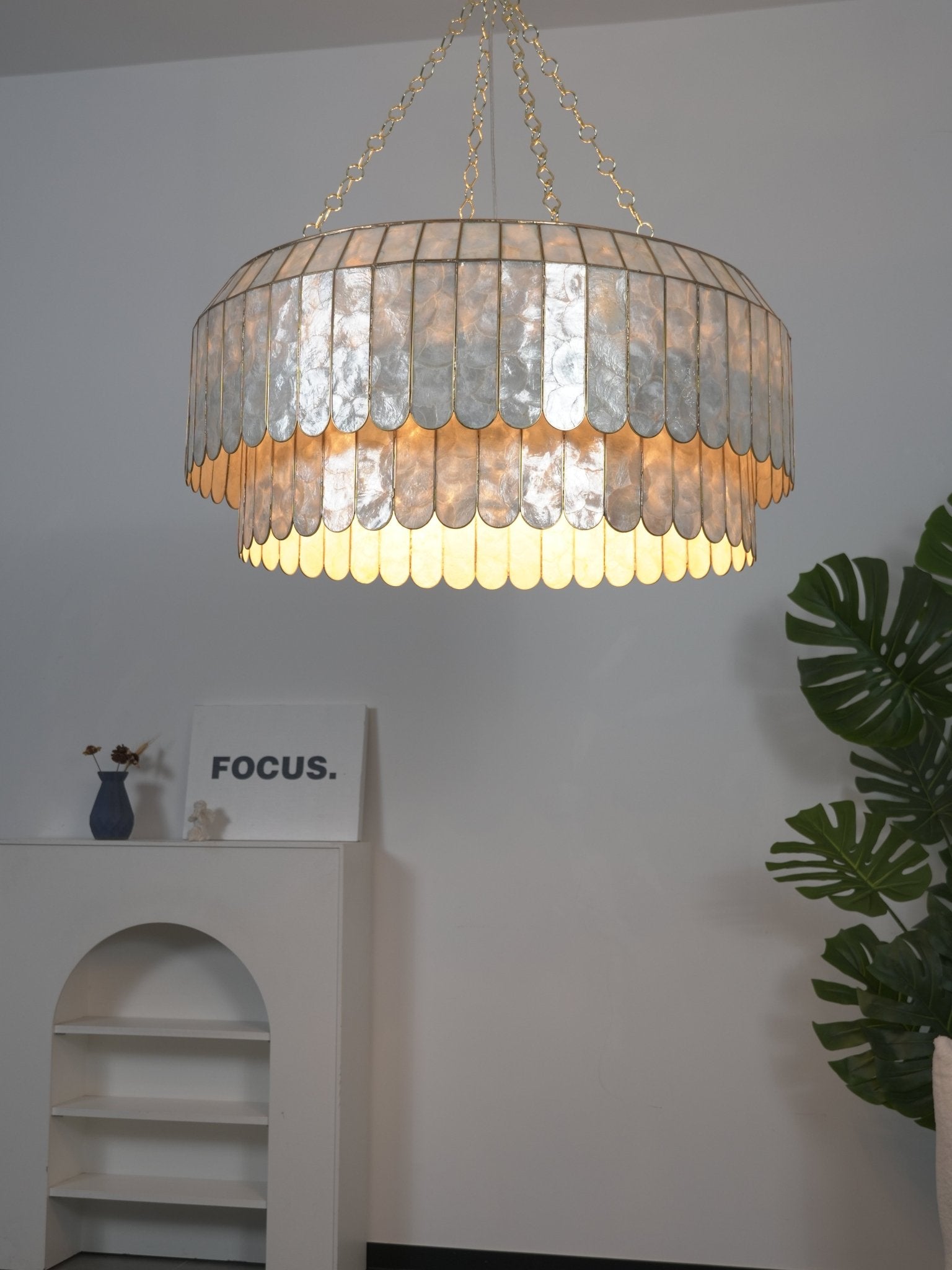 Capiz Shell Aurelia Chandelier